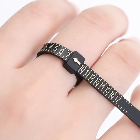 Ring sizer Measure Finger Coil Ring Sizing Tool UK/US/EU/JP Size Measurements Ring Sizer Gauge Tools Jewelry Accessory Newest